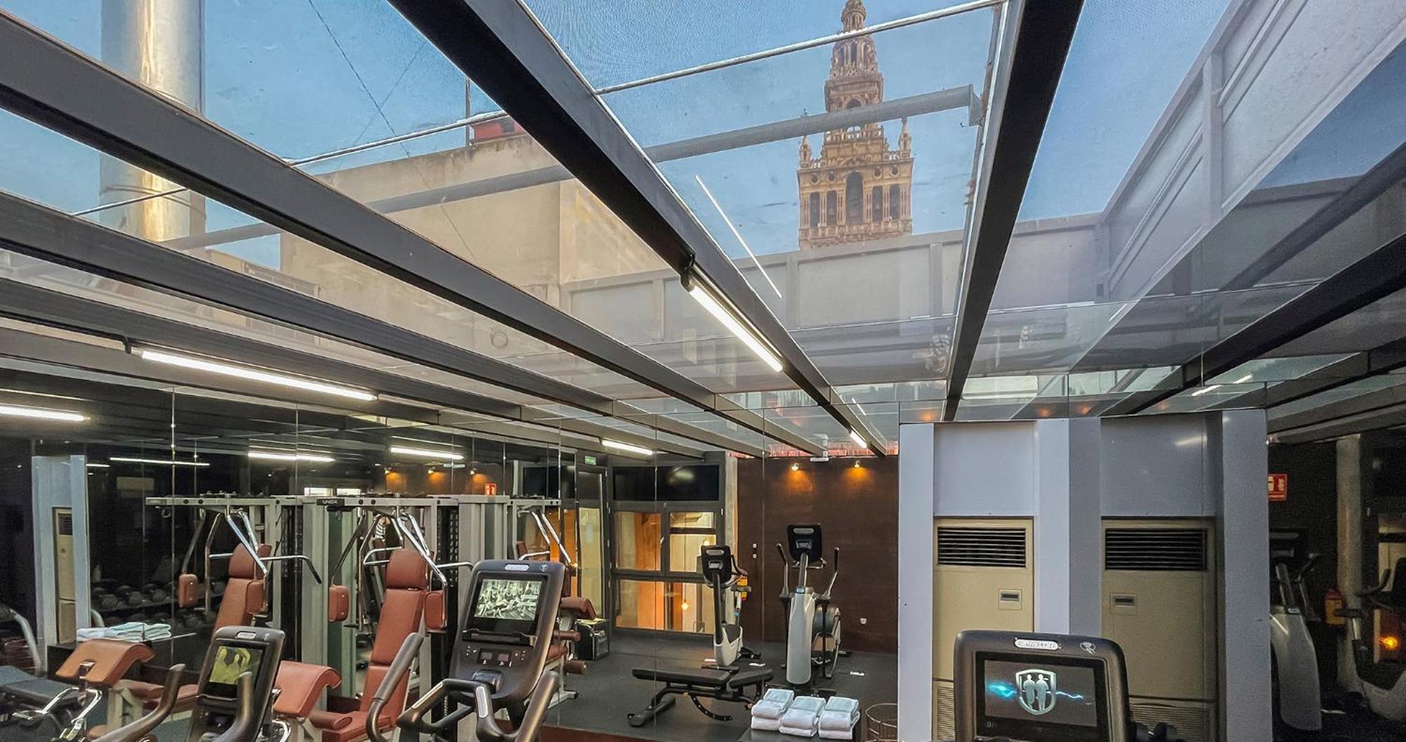 Eme Catedral Mercer Hotel Seville Ngoại thất bức ảnh The gym at the hotel